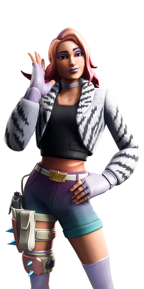 Fortnite Wilde Png File (black, white)