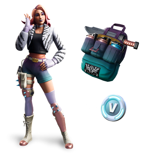 Fortnite Wilde Png Hd (black, white)