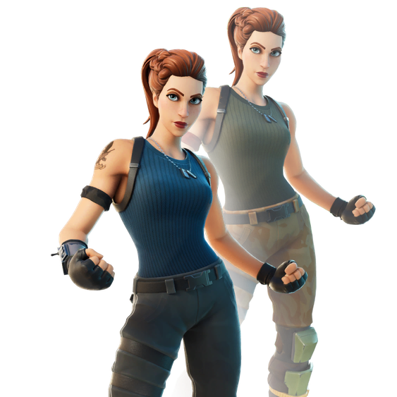 Fortnite Wildstreak One Png (black)