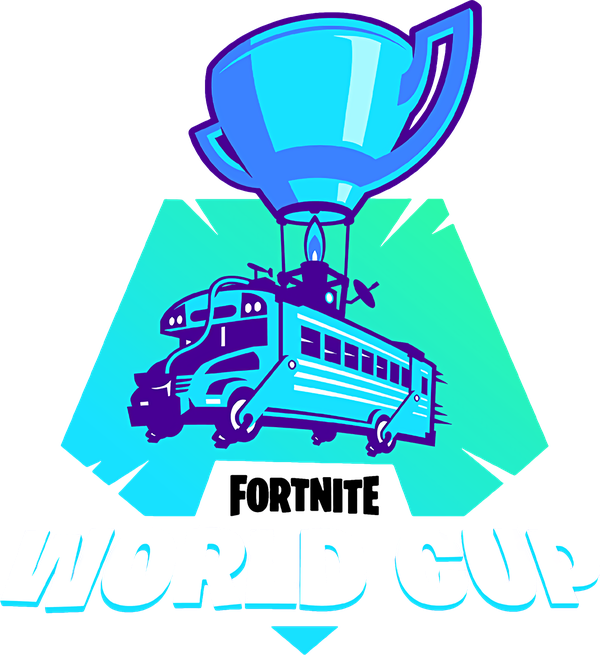 Fortnite World Cup Png (indigo, black, greenish blue, white)