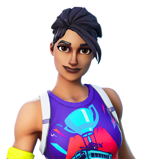 Fortnite World Warrior Png Pic (black, lavender)