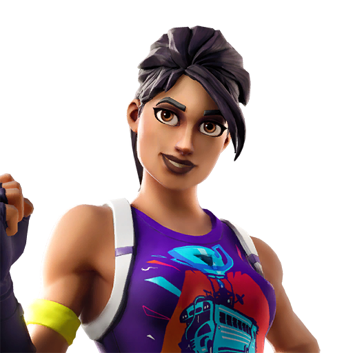 Fortnite World Warrior Png (black, maroon, gray, beige)