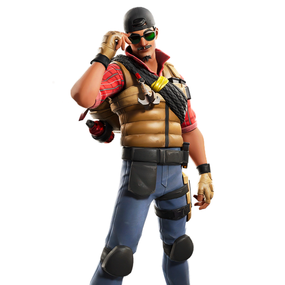 Fortnite Wrangler Png (black)