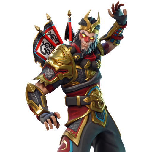 Fortnite Wukong Png Image (indigo, black)