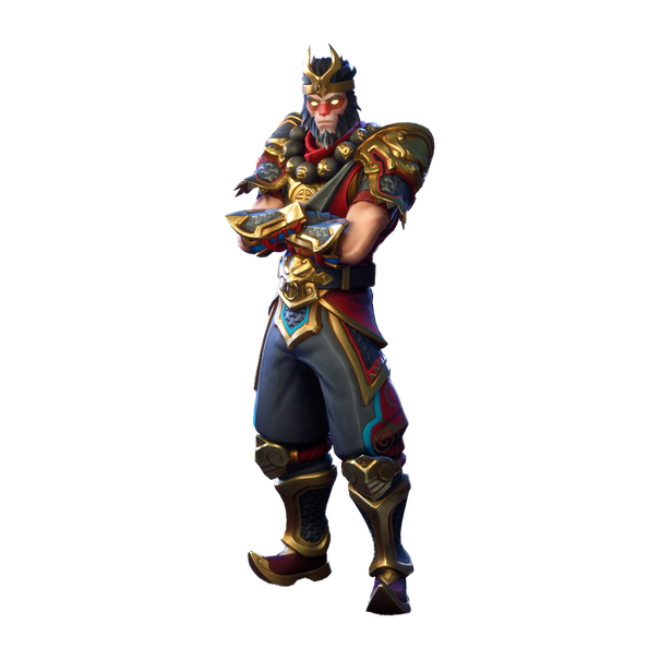 Fortnite Wukong Png Picture (black, gray)