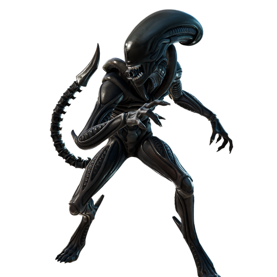 Fortnite Xenomorph Png Hd (black, white)