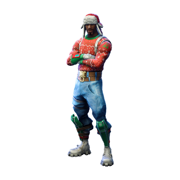 Fortnite Yuletide Ranger Png Hd (black, gray)