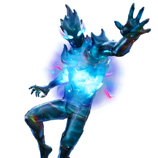 Fortnite Zero Png (black, lavender, blue)