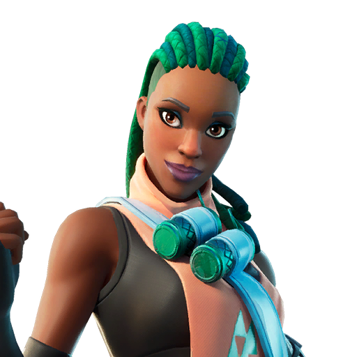 Fortnite Zina Png Hd (black, gray)