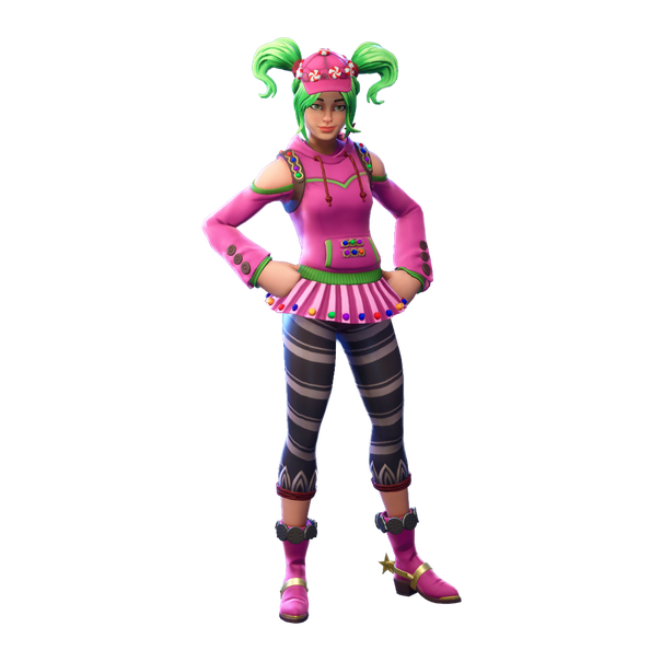 Fortnite Zoey Png Pic (black)