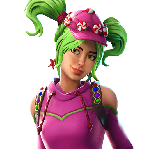 Fortnite Zoey Png (beige, mint, gray, lavender, silver)