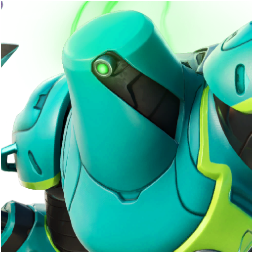 Fortnite Zyg Png File (lime, teal, white, mint, black)