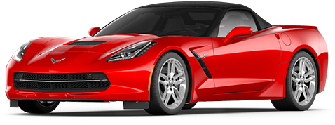 Corvette Png File (black, red)