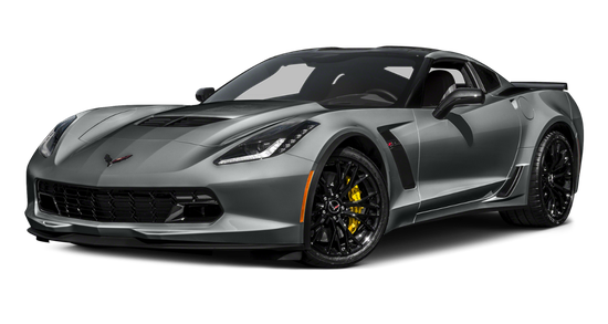 Corvette Png Isolated Image (gray, black, indigo)