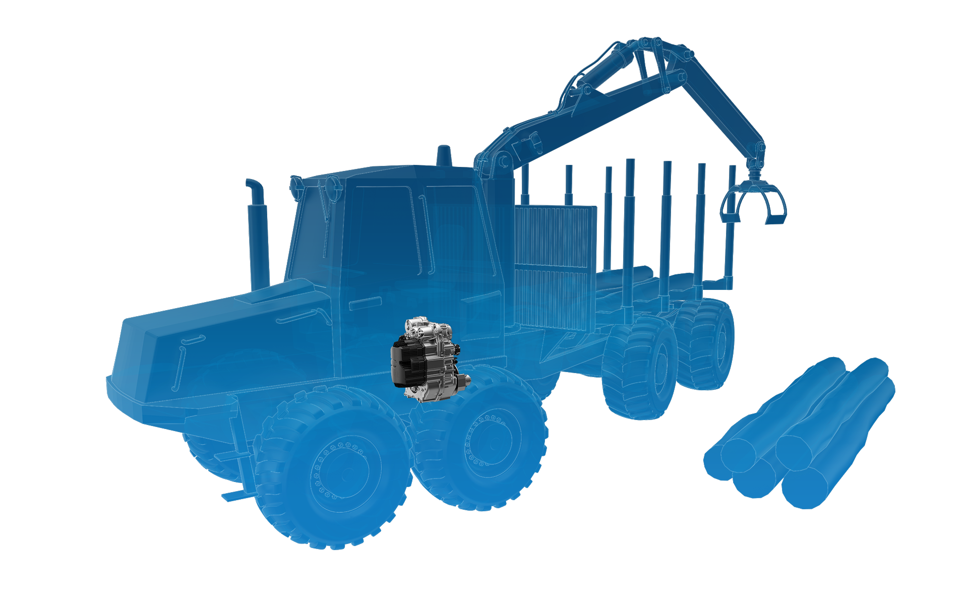 Forwarder No Background (black, teal)