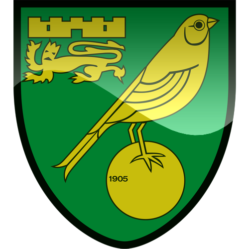 Norwich City F C Png File (green, white, black, orange)