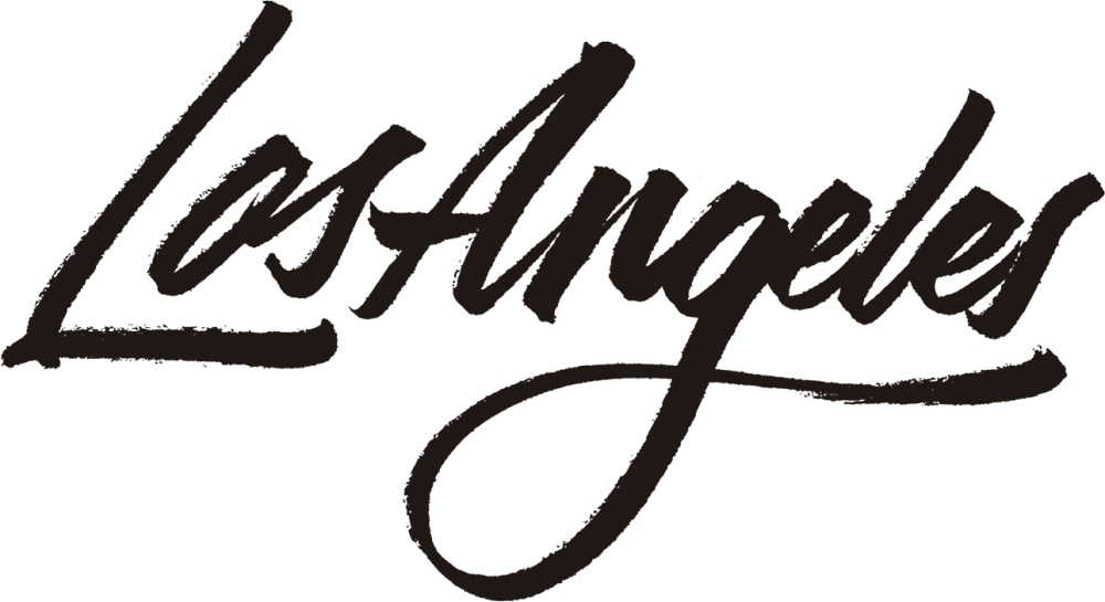 Los Angeles Png Clipart (black)