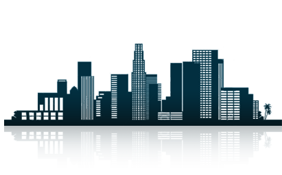 Los Angeles Png Transparent Image (black, gray, indigo, white)