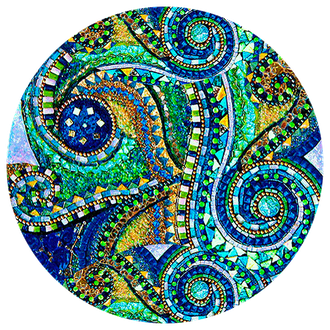 Mosaic Art Png Image (black)