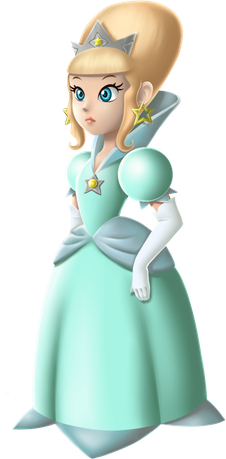 Rosalina Png Image (gray, mint, black, lavender)