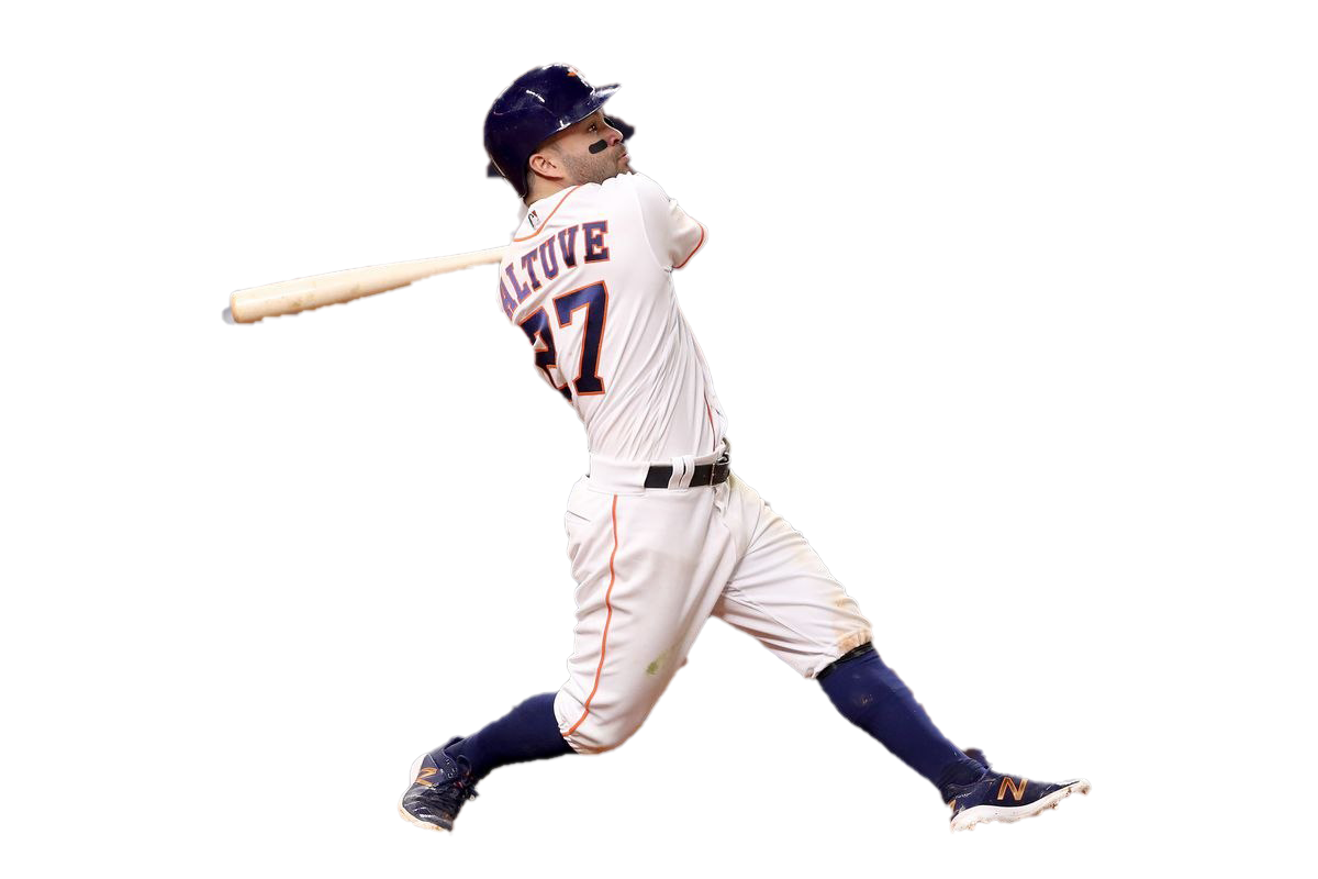 Jose Altuve Png Pic (white, lavender)