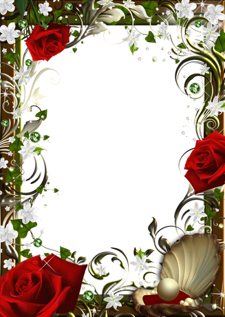 Rose Frame Png Hd (lavender, maroon, black, silver, white)