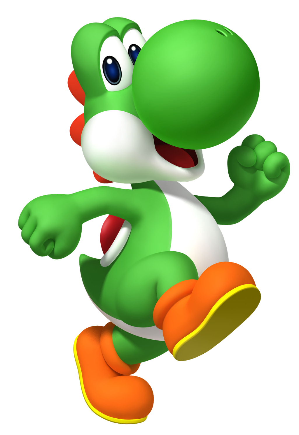 Yoshi Mario Png Hd Image (chocolate, olive, white, black, green)