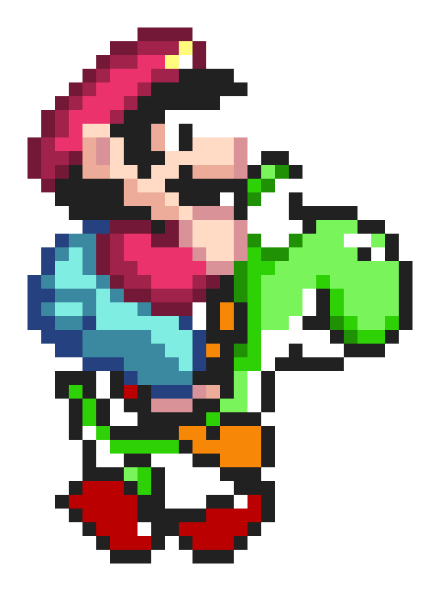 Yoshi Mario Png Images (teal, maroon, gray, white, black)