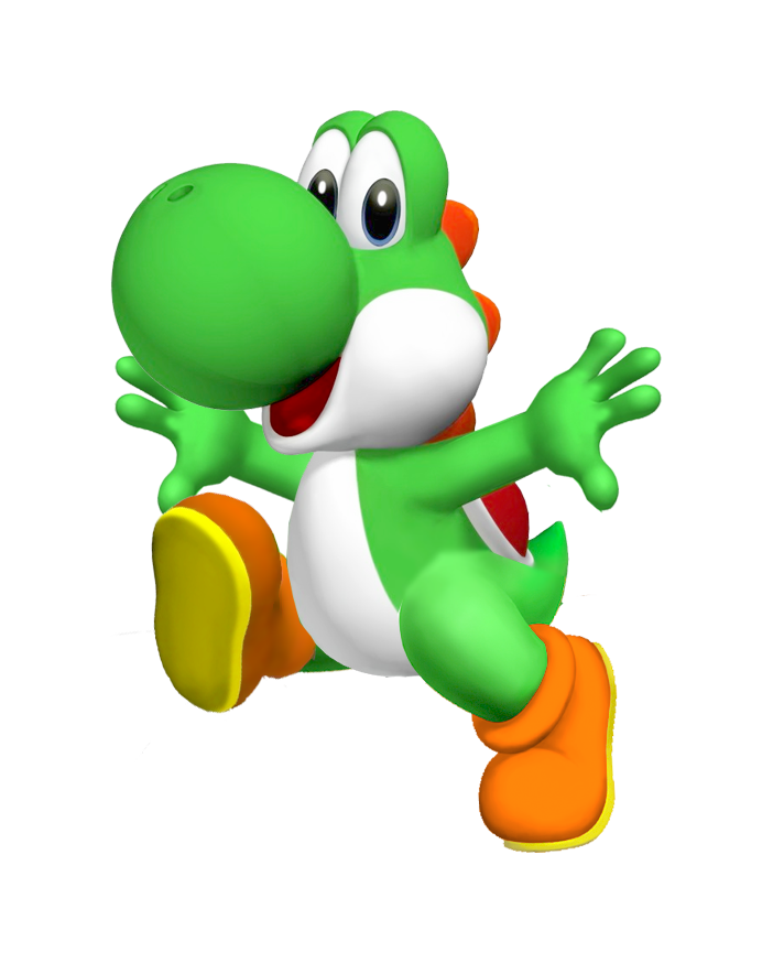 Yoshi Mario Png Pic (gray, orange, white, lavender, silver)