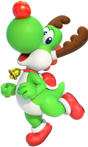 Yoshi Mario (pink, white, silver)