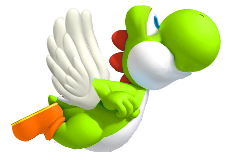 Yoshi Png Photos (black, white, olive)