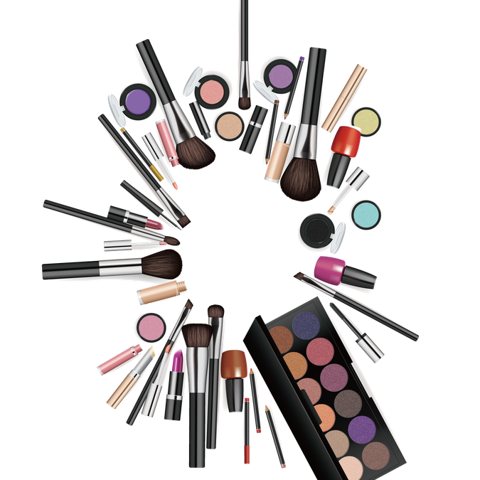 Cosmetics Brushes Png Transparent Image (black)