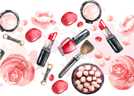 Cosmetics Png Photos (black, pink, white)