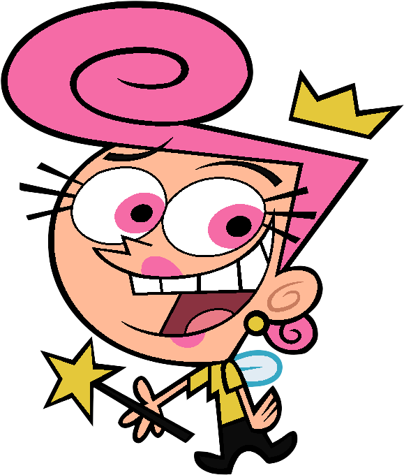 Cosmo And Wanda Png Hd (white, black, pink, salmon)