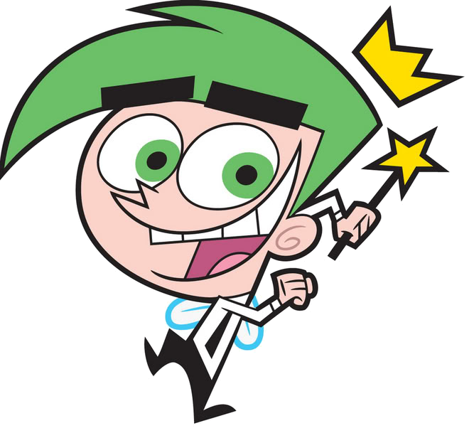 Cosmo And Wanda Png Photo (pink, gray, black, white, gold)