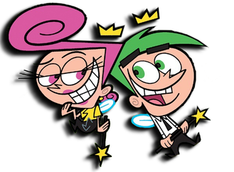 Cosmo And Wanda Png Photos (pink, gray, white, black, salmon)