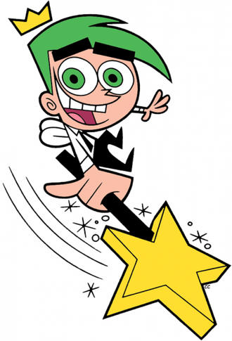 Cosmo And Wanda Png Transparent (pink, gray, black, white, gold)