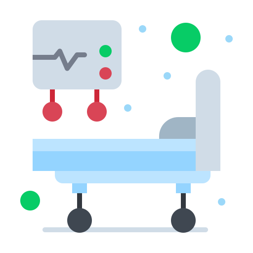 Hospital Bed Icu Medical Treatment Icon Free Nobackground Png Icon Download (indigo, mint, black, lavender, teal)