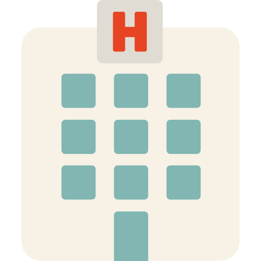 Hospital Icon Free Transparent Png Icon Download (beige, silver, black)