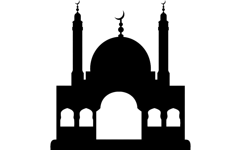 Mosque Png Clipart (black, gray, white, silver)