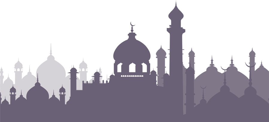 Mosque Png Download Image (indigo, black, gray)