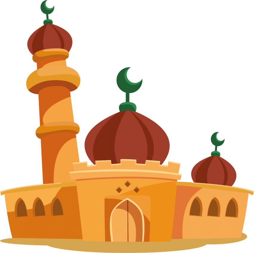 Mosque Png High Quality Image (chocolate, salmon, gray, orange)