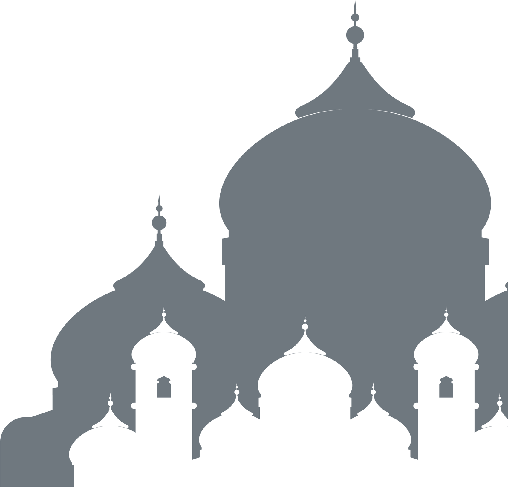 Mosque Png Pic (black, white)