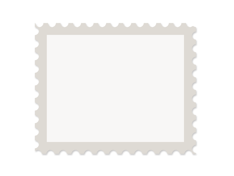 Postage Stamp Blank Png Picture (beige, black, white)