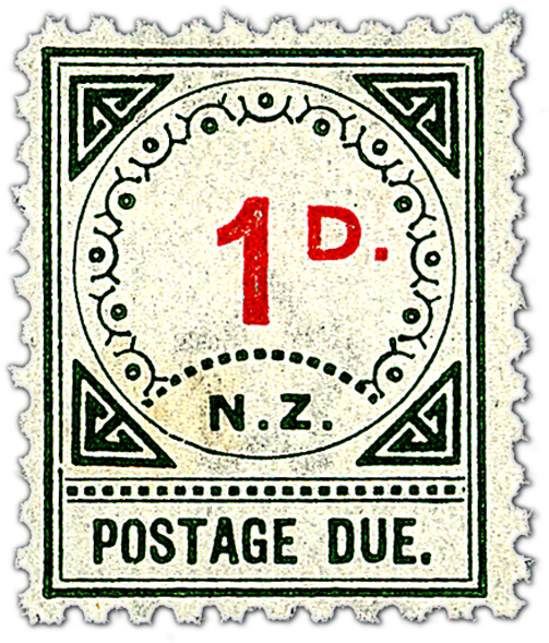 Postage Stamp No Background (beige, black, white)