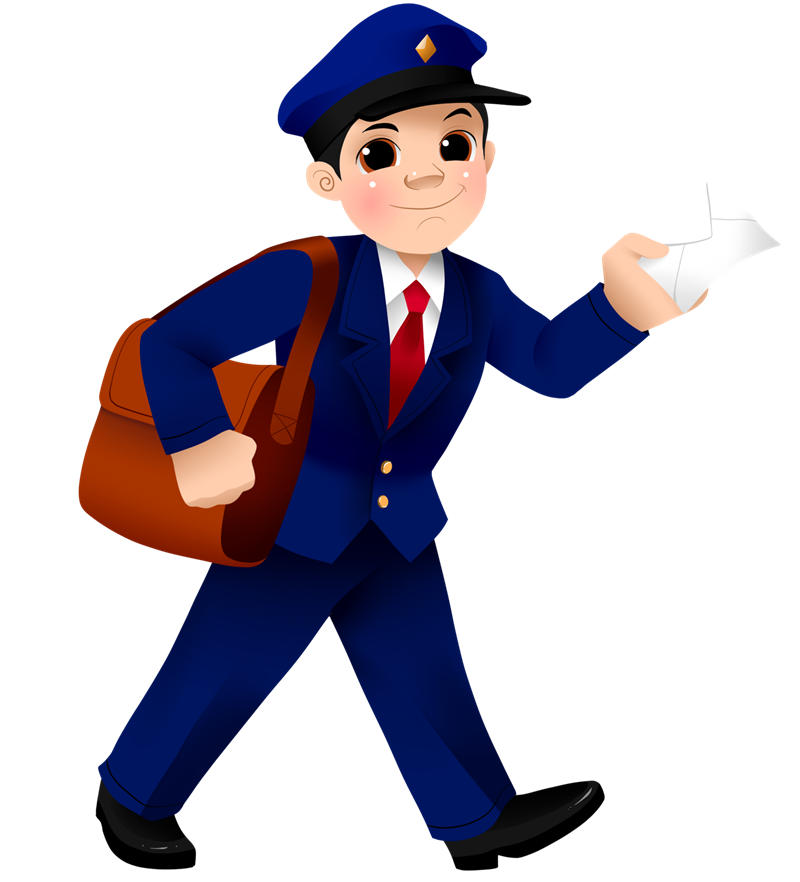 Postman Png Hd Image (black, navy, white)