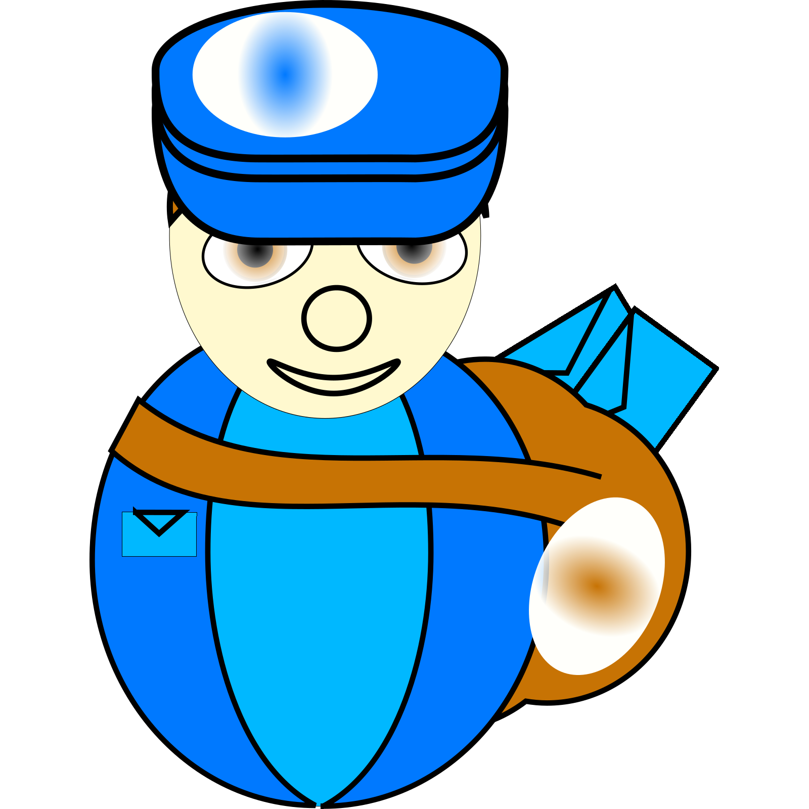 Postman Png Images Hd (chocolate, black, blue, greenish blue, beige)