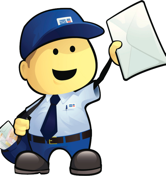 Postman Png Picture (indigo, white, lavender, silver, beige)