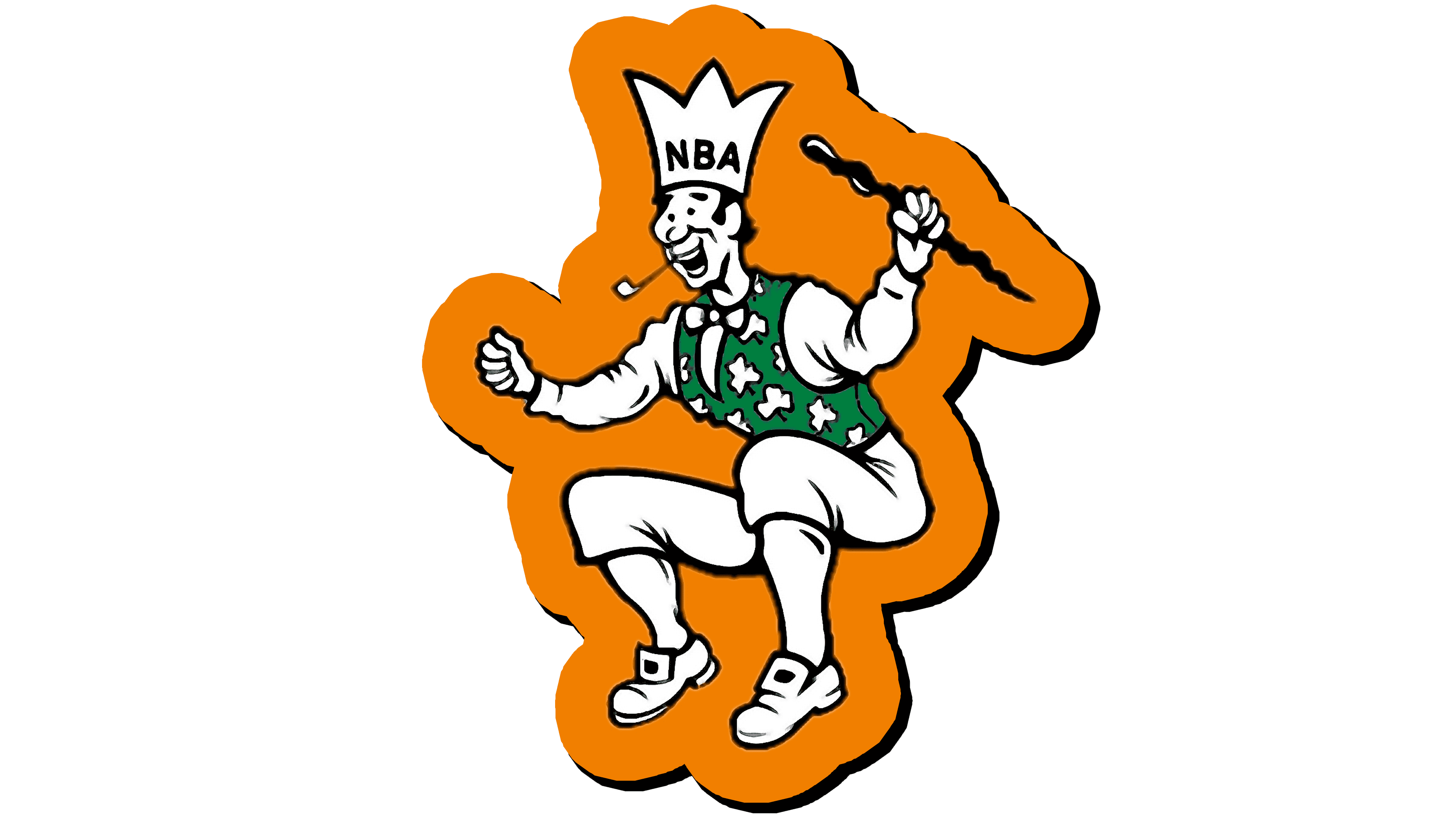 Boston Celtics Png Image (white, orange, gray)