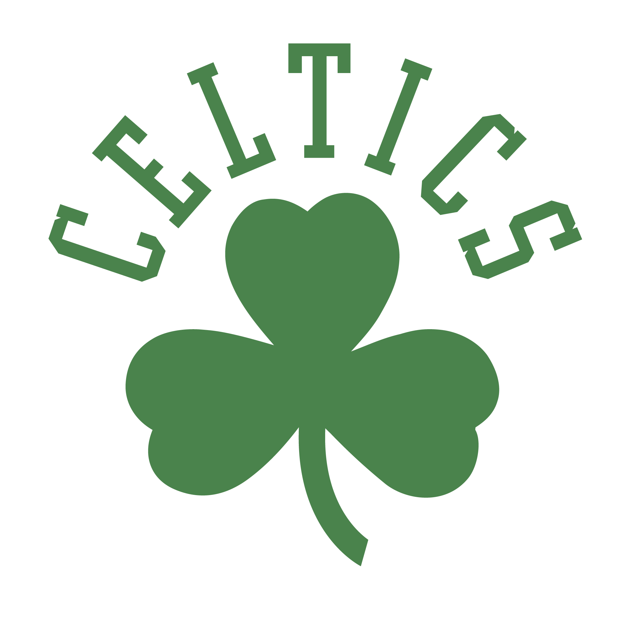 Boston Celtics Png Isolated Hd (white, black, gray)